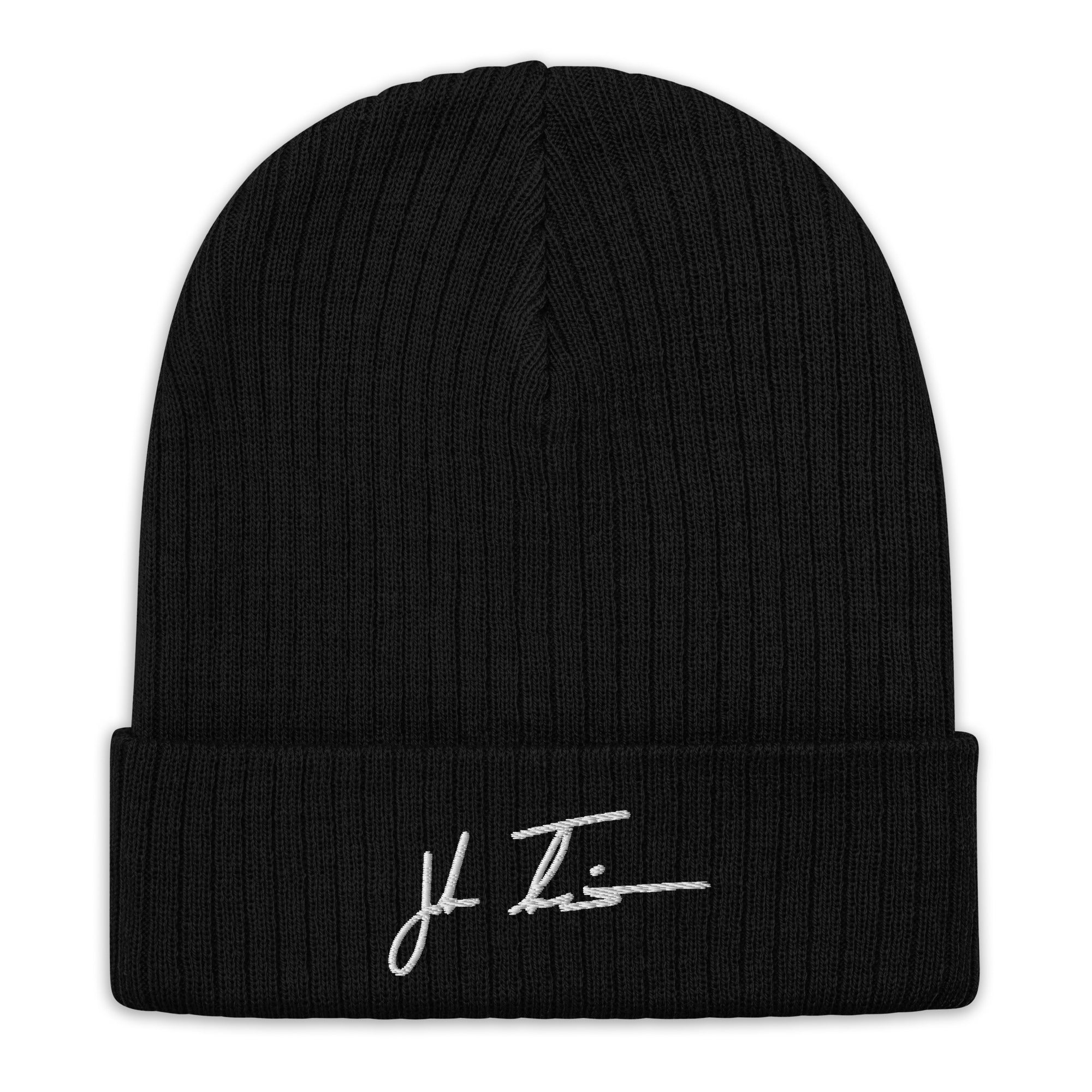 Signature Embroidered Logo Beanie – Jalen Travis