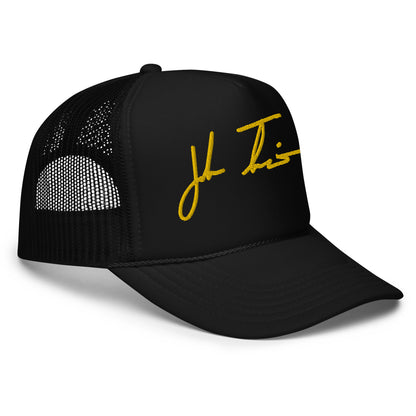 Signature Embroidered Logo Trucker Hat