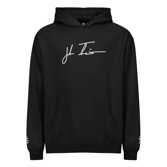 Signature Embroidered Number Hoodie
