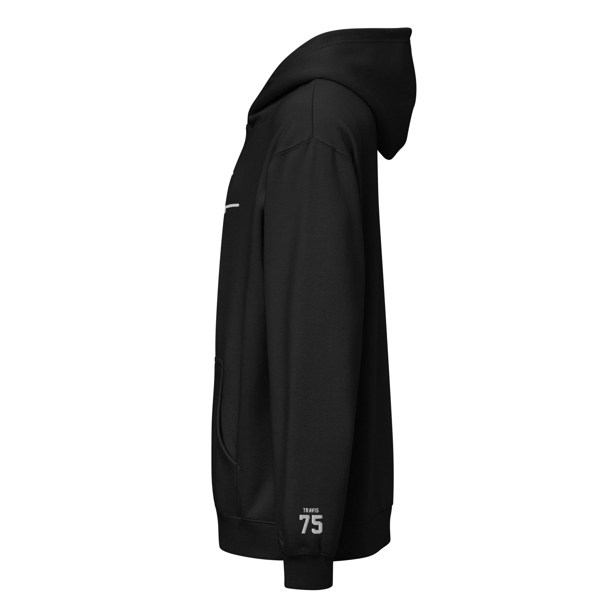 Signature Embroidered Number Hoodie – Jalen Travis