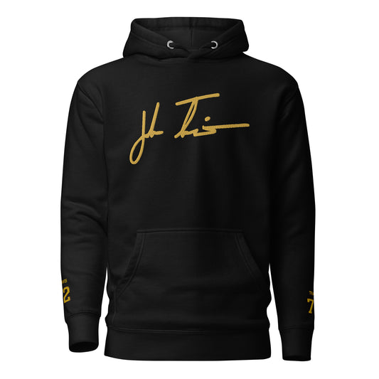 Signature Embroidered Number Hoodie